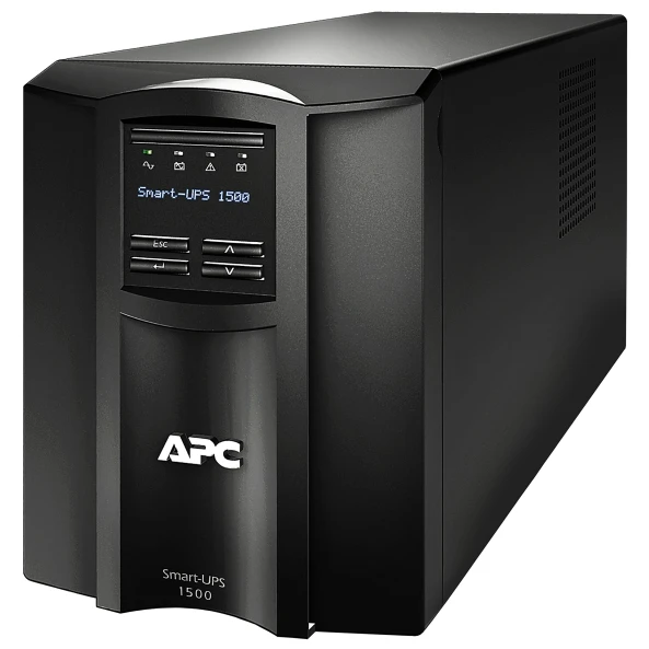 APC Smart-UPS 1500VA, Tower, 230V, 8x IEC C13 outlets, SmartSlot, AVR, LCD SMT1500I