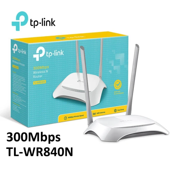 TP-Link TL-WR840N 300Mbps Wireless N Speed White & Grey Router