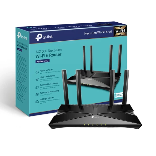 TP-Link Archer AX10 – AX1500 Wi-Fi 6 Router