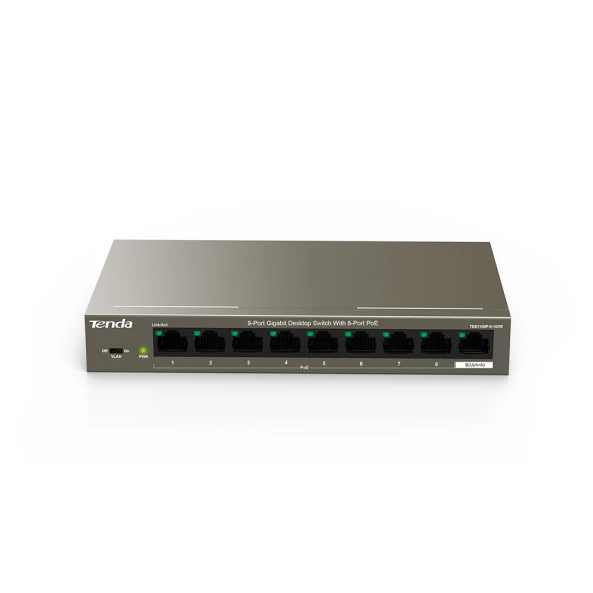 Tenda TEG1109P 8+1 Port Gigabit 802.3af/at 102W PoE Switch