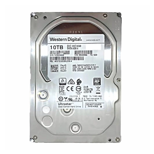 WD Ultrastar DC HC330 10TB, 3.5, SATA 3, 256MB Cache, 7200RPM, 512e SE (0B42266)