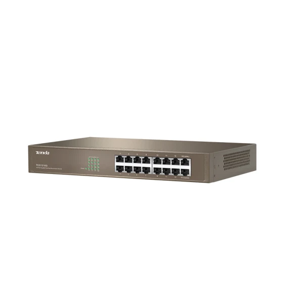 Tenda 16-Port Gigabit Ethernet Switch Non-PoE TEG1016D