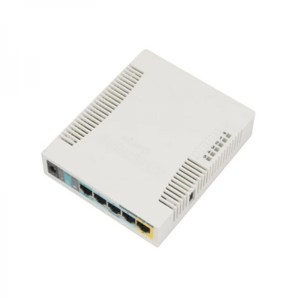 MikroTik RB951Ui-2HnD – 2.4GHz AP with 5 Ethernet ports & PoE output on port 5