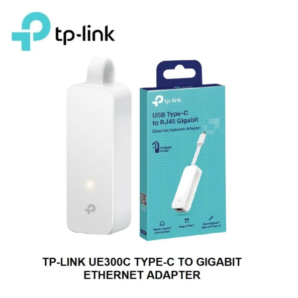Tp Link UE300C USB Type-C to RJ45 Gigabit Ethernet Network Adapter