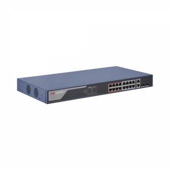 Hikvision DS-3E1318P-EI Smart Managed 16-Port 100 Mbps PoE Switch 2SFP