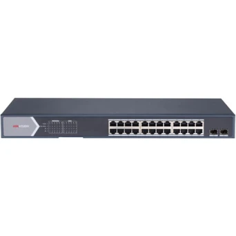 Hikvision Managed 24-Port Gigabit Ethernet 2SFP Switch PoE DS-3E1526P-SI