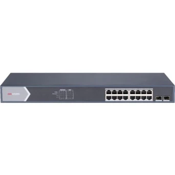 Hikvision Smart Managed 16-Port Gigabit Ethernet 2SFP  Switch PoE DS-3E1518P-SI